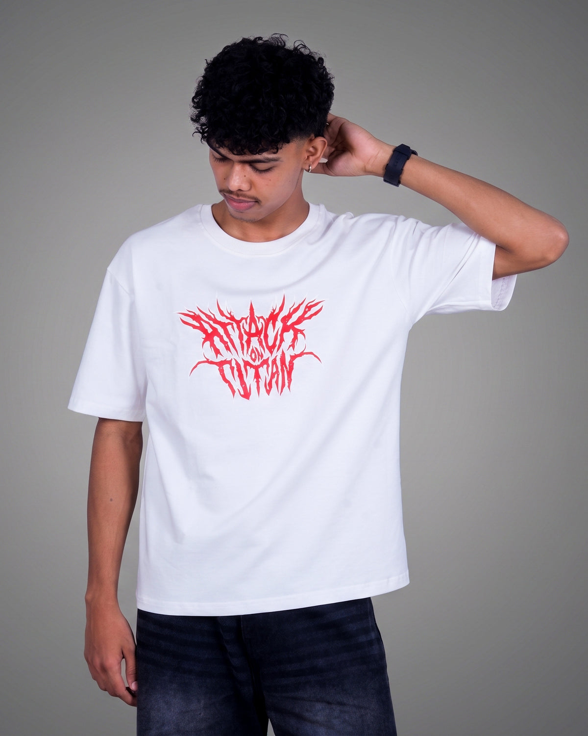 Attack On Titan Oversized T-Shirt – 180 GSM Drop Shoulder | TNGS Clothing