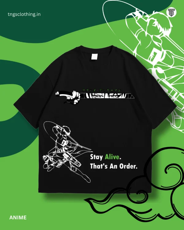 AOT Levi Ackerman Tee - Image 4