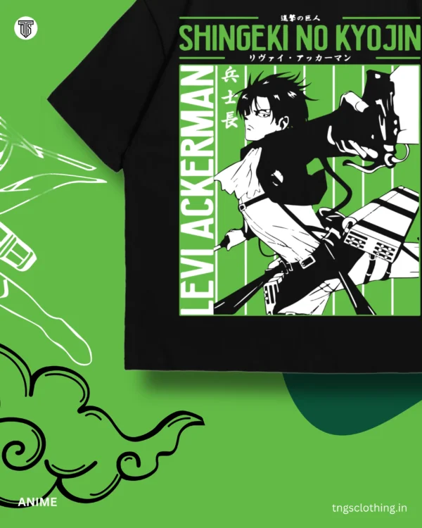AOT Levi Ackerman Tee - Image 5
