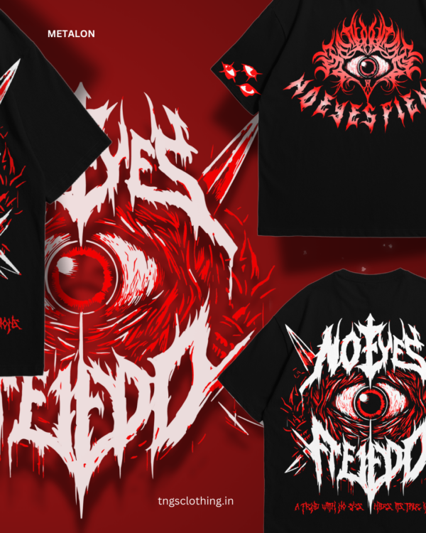 No Fyes Fiend Metal Tee - Image 5
