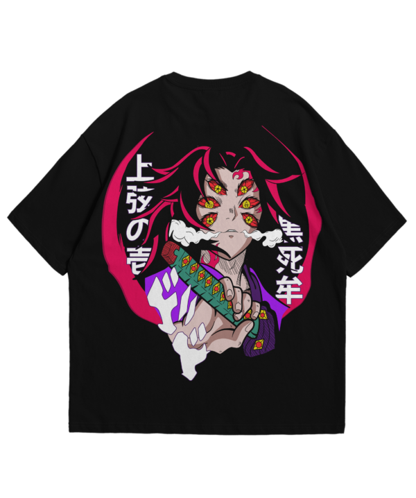 Kokushibo T-Shirt – Demon Slayer Upper Moon 1 Graphic Tee with Samurai Demon Aesthetic